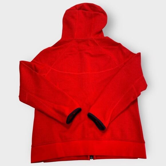 Nike Sportswear Tech Fleece Kids Winterized Full-Zip Red Black Hoodie size XL - Picture 9 of 12